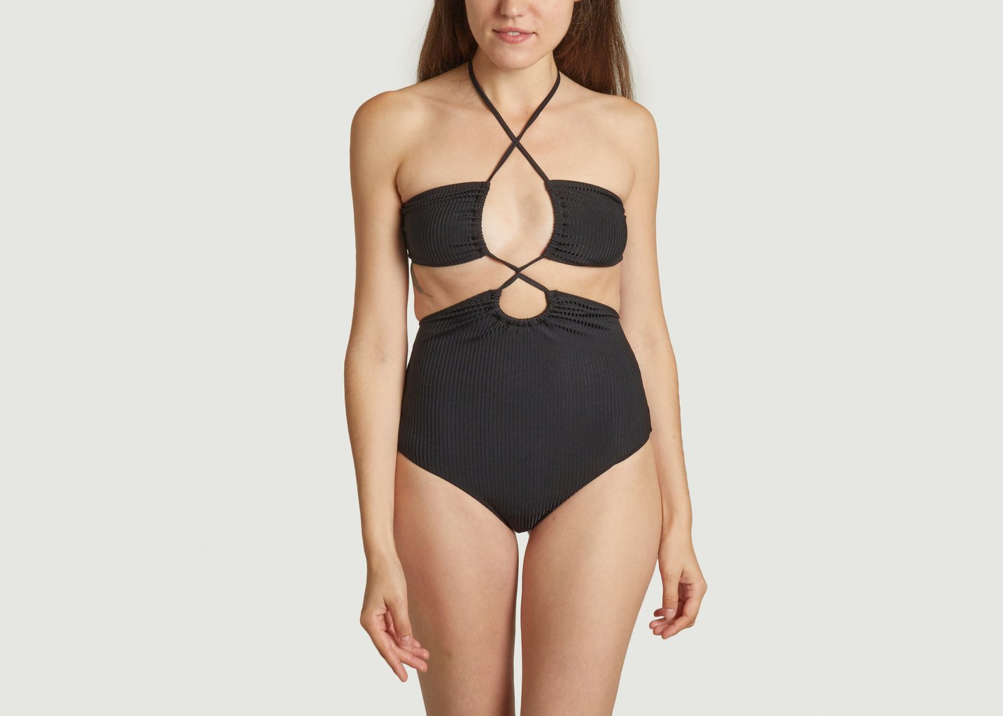 l'exception Maillot de bain Davina Noir Albertine