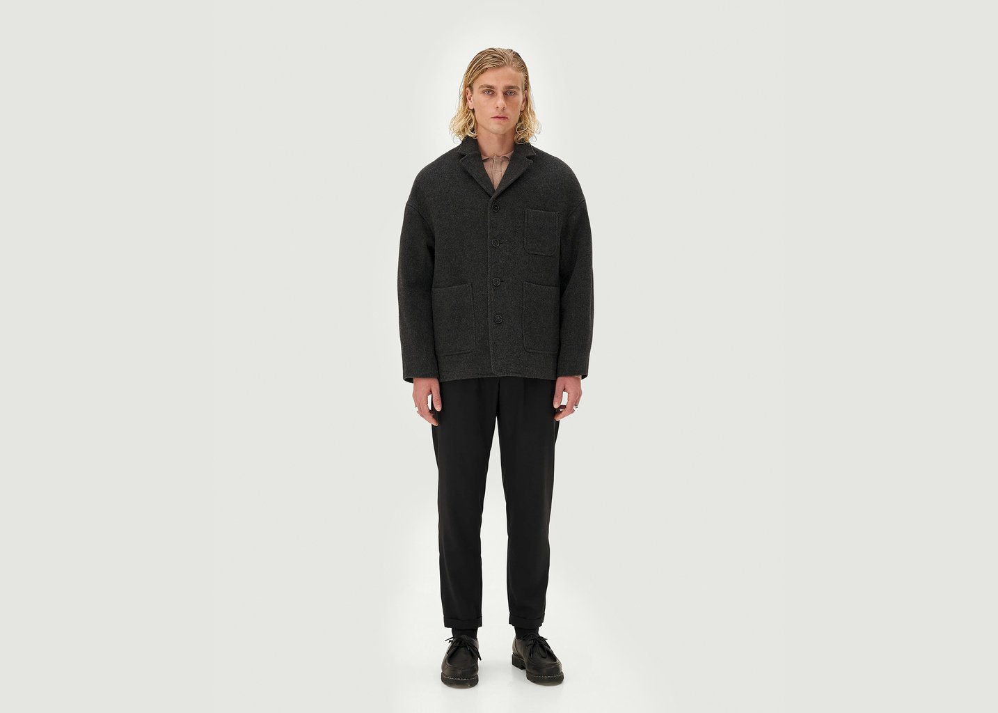 L'exception Manteau Antwerp Anthracite Noyoco