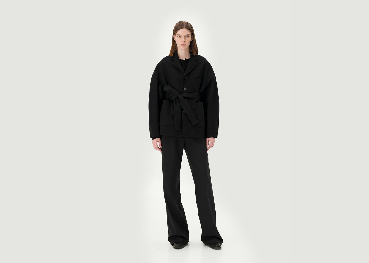 L'exception Manteau Antwerp Noir Noyoco
