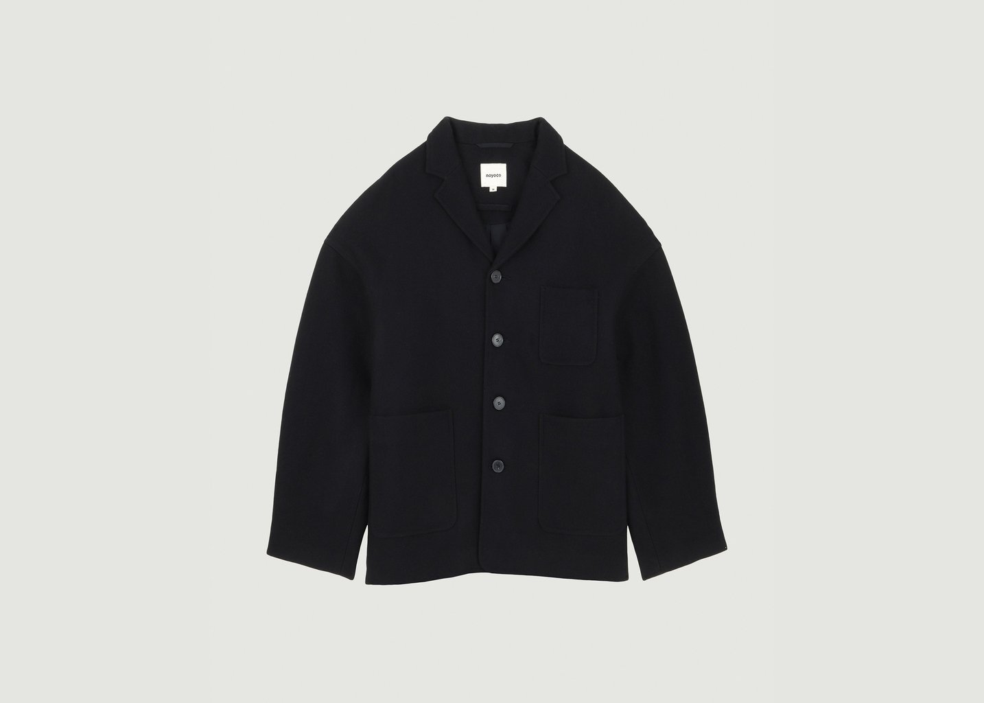 l'exception Manteau Antwerp Noir noyoco