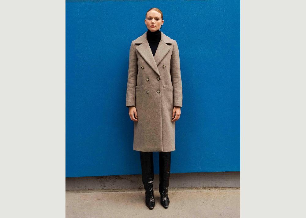 l'exception Manteau Bastille Taupe 17H10