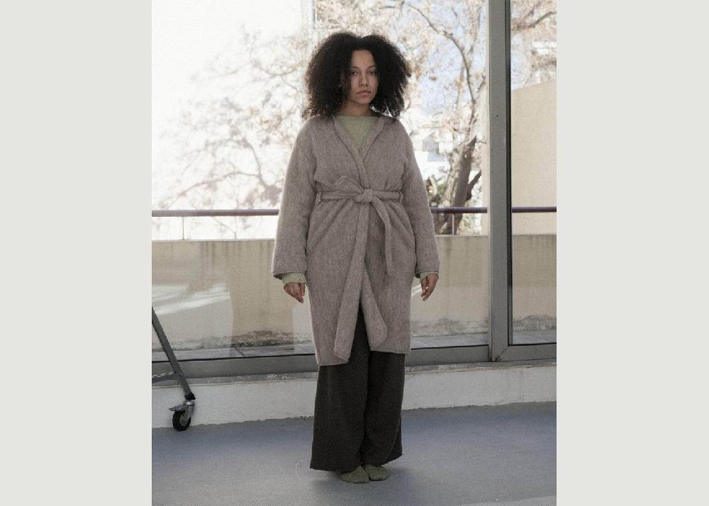l'exception Manteau Capas Tourterelle Baserange