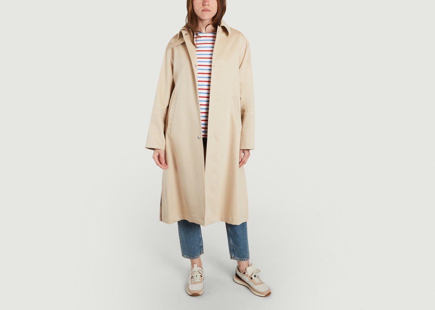 L'exception Manteau Gala Ferrari Sable Roseanna