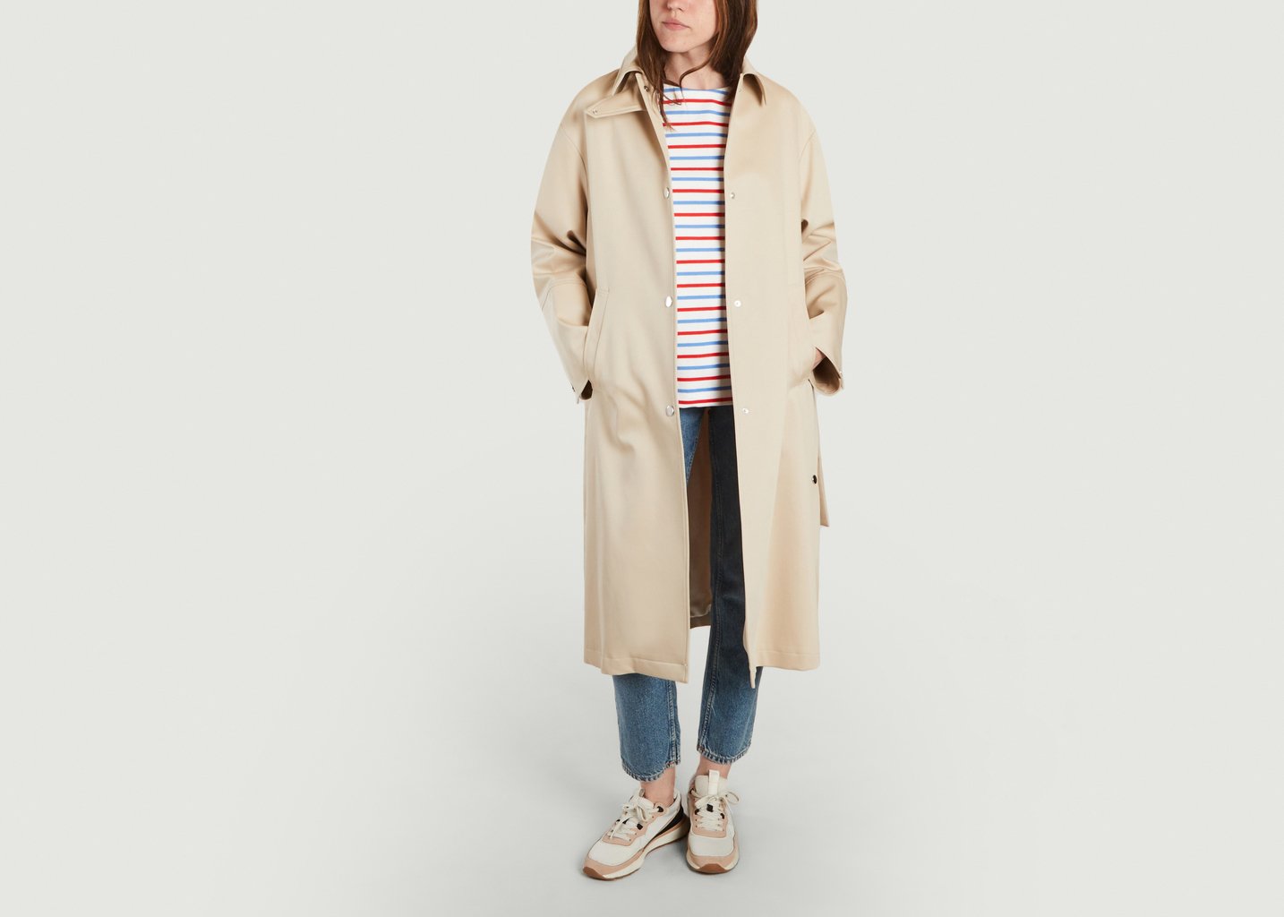 l'exception Manteau Gala Ferrari Sable Roseanna