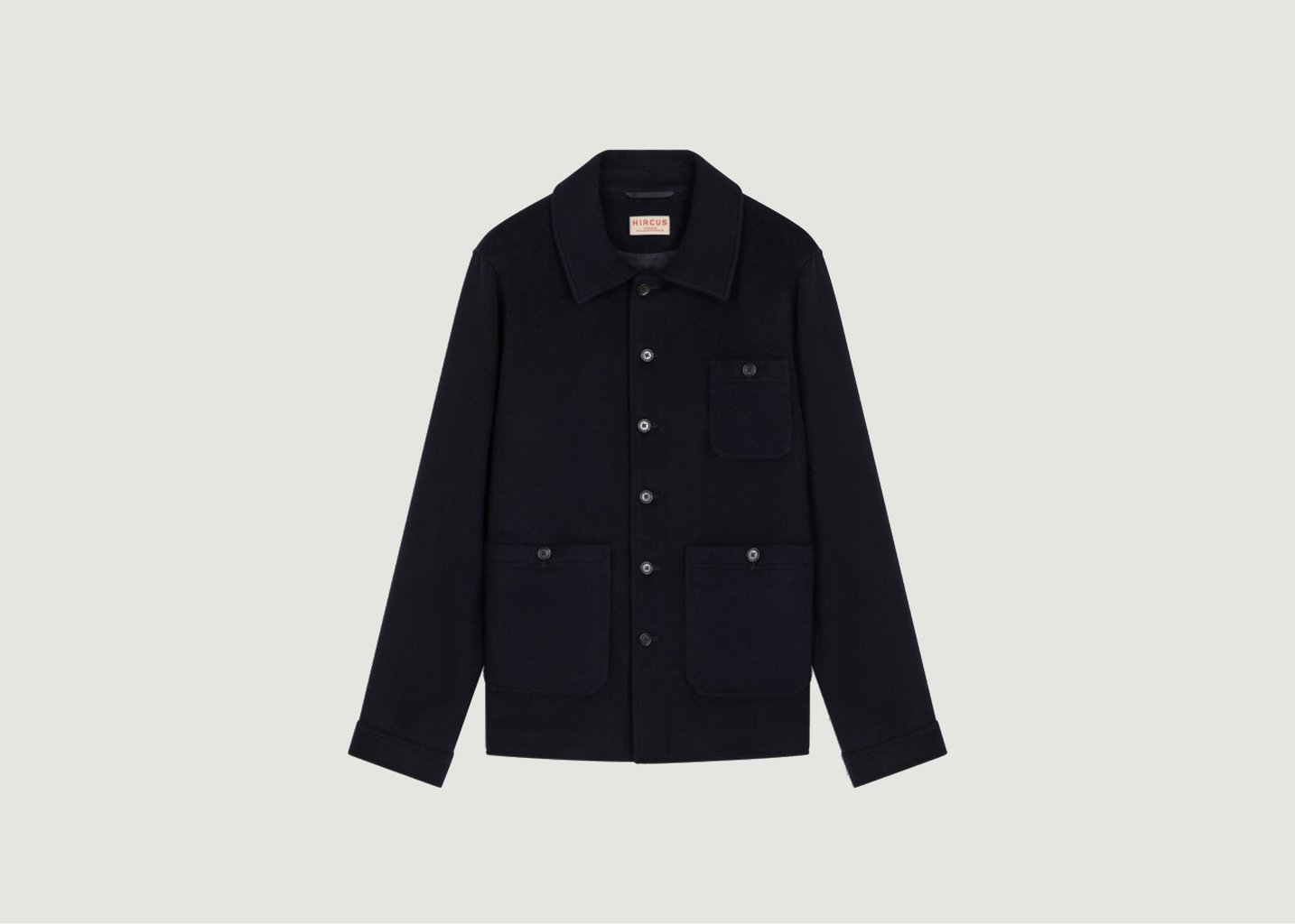 l'exception Manteau Garett Bleu Marine Hircus
