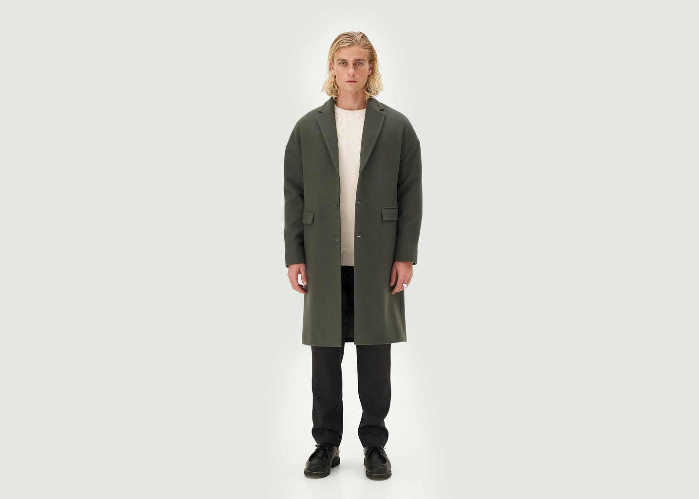 L'exception Manteau Genoa Vert Foncé Noyoco