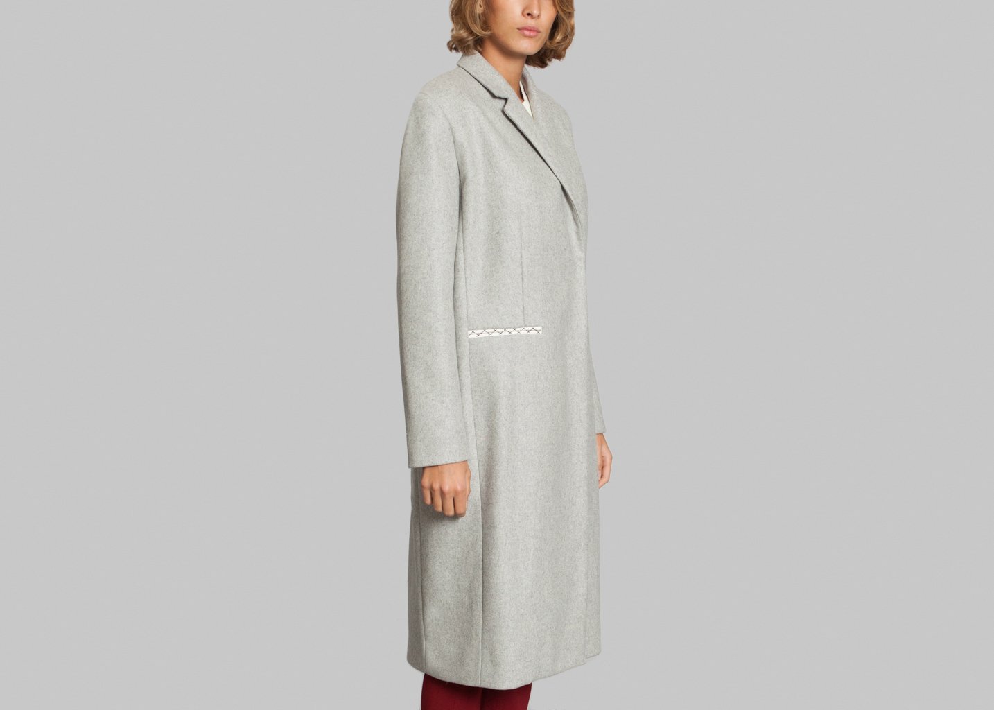 L'exception Manteau Homme Gris Léger Monographie
