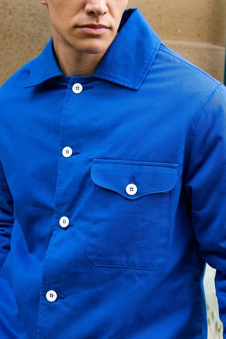 L'exception Manteau Joaquin Bleu Roi Misericordia