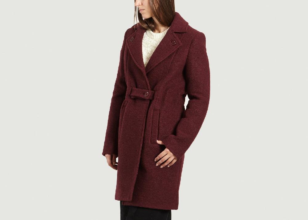 L'exception Manteau Long Bordeaux Carven