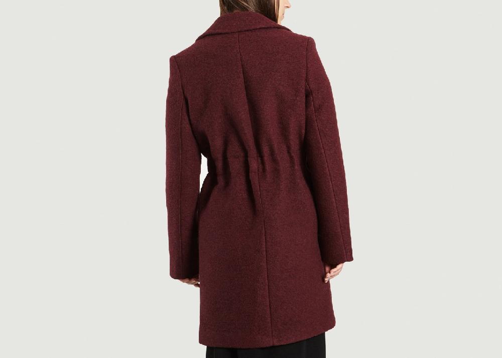 L'exception Manteau Long Bordeaux Carven