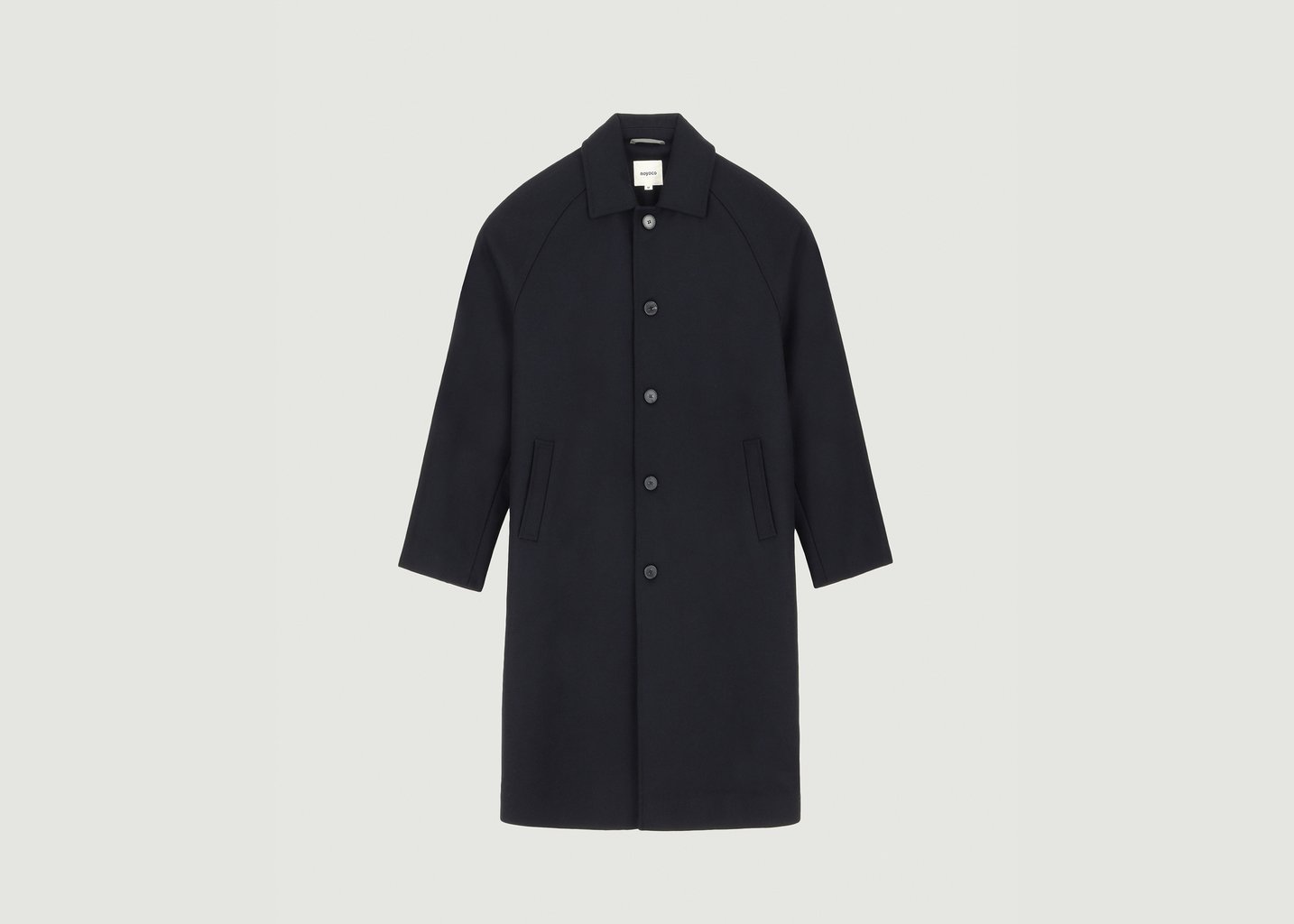 l'exception Manteau Mac Mayfair Bleu Marine noyoco