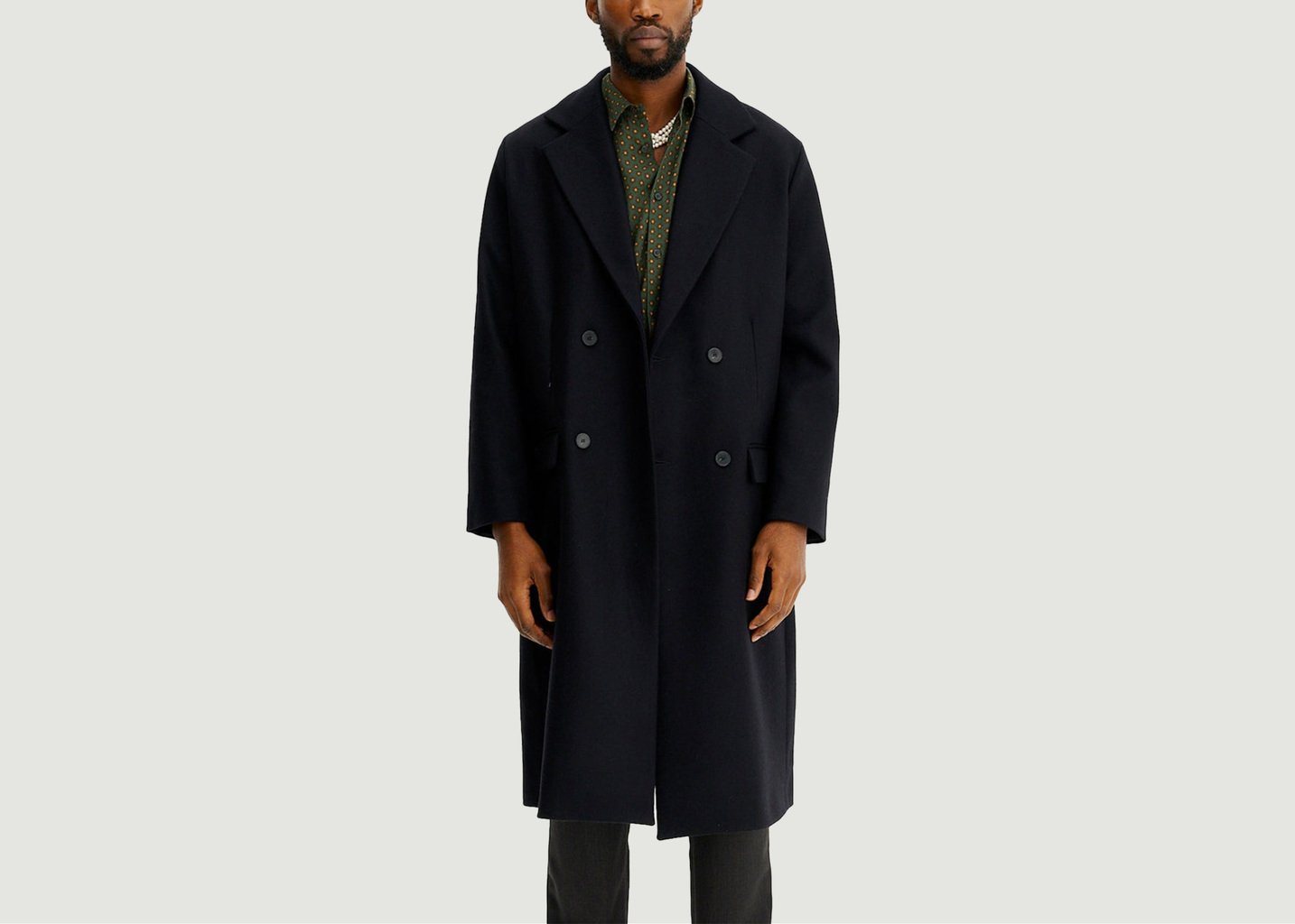 L'exception Manteau Osana Bleu Marine Noyoco
