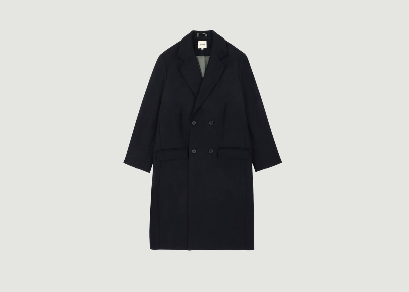 l'exception Manteau Osana Bleu Marine noyoco