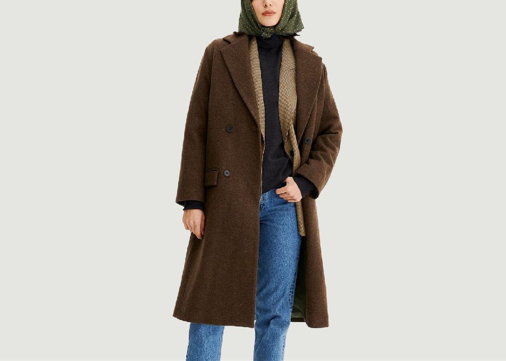 L'exception Manteau Osana Marron Noyoco
