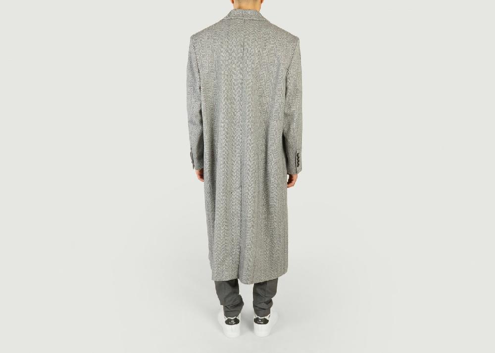 L'exception Manteau Oversize Bleu Marine AMI Paris