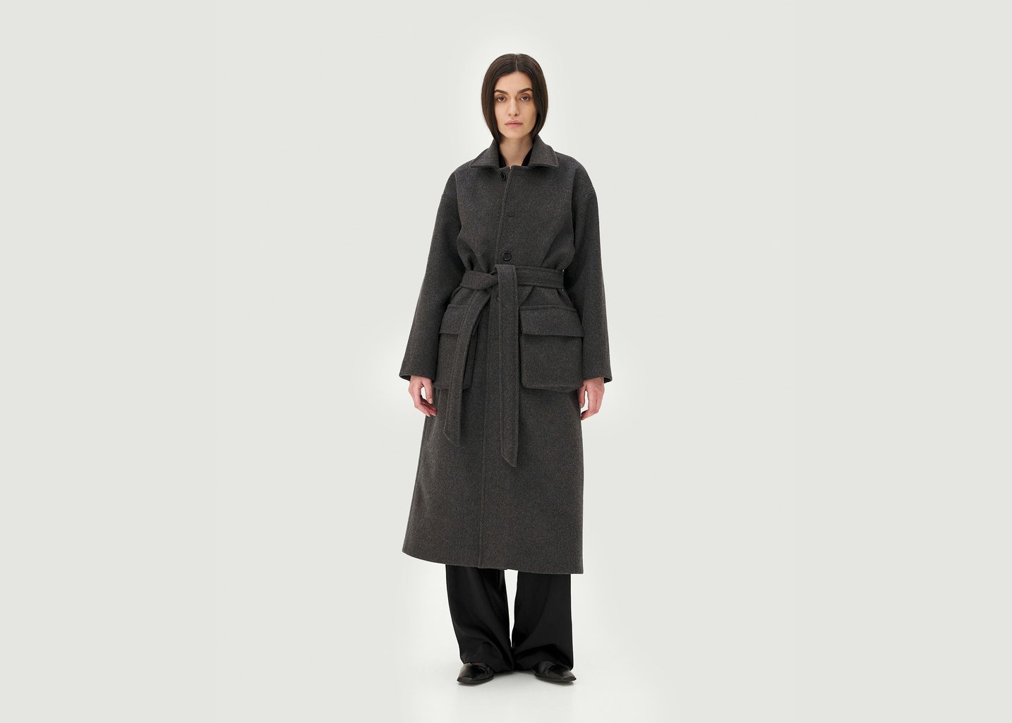 L'exception Manteau Sarvik Gris Noyoco