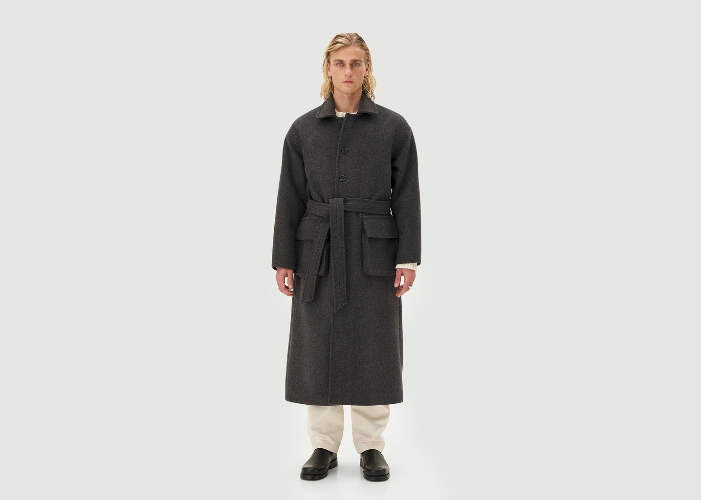 L'exception Manteau Sarvik Gris Noyoco