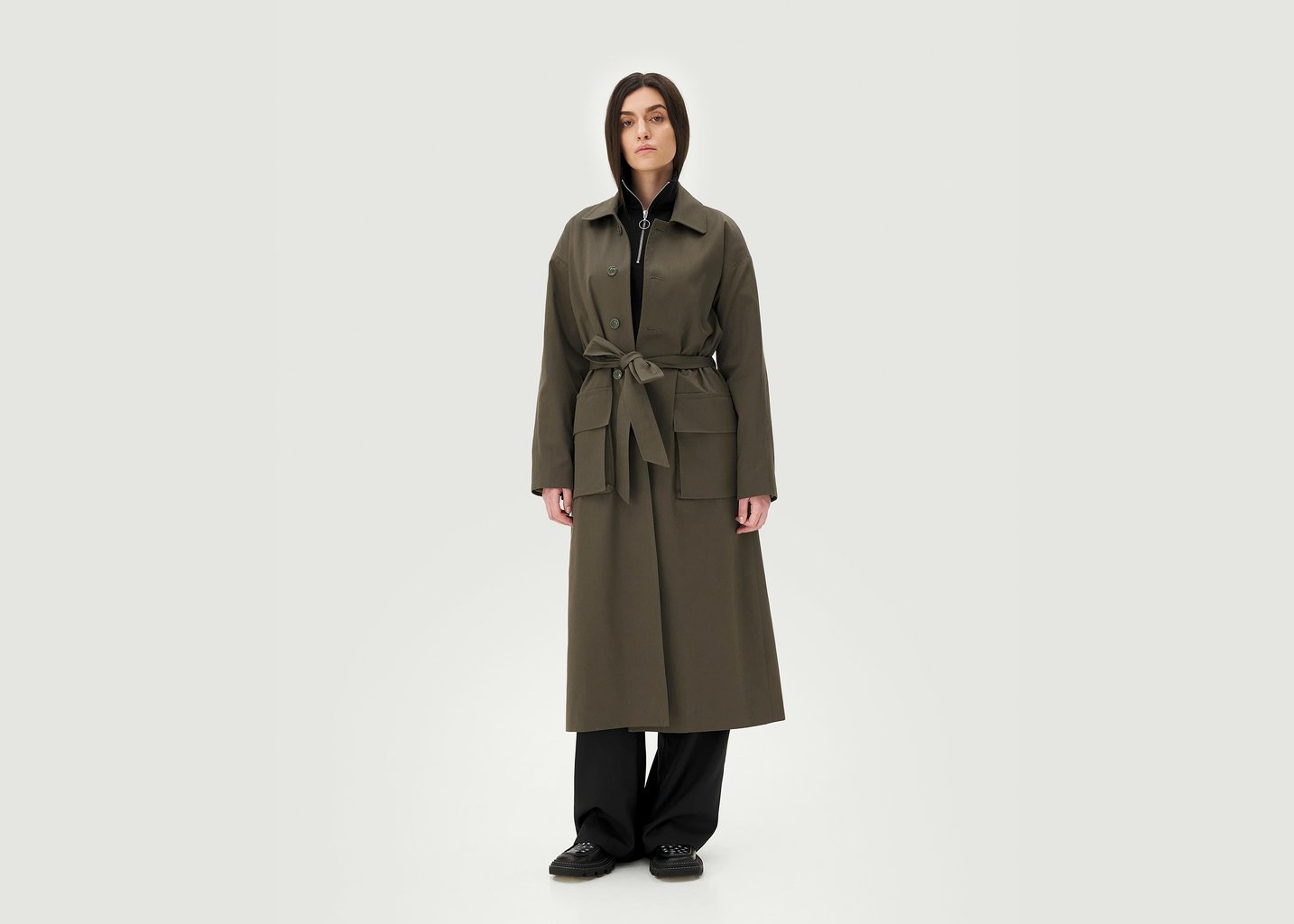L'exception Manteau Sarvik Khaki Noyoco