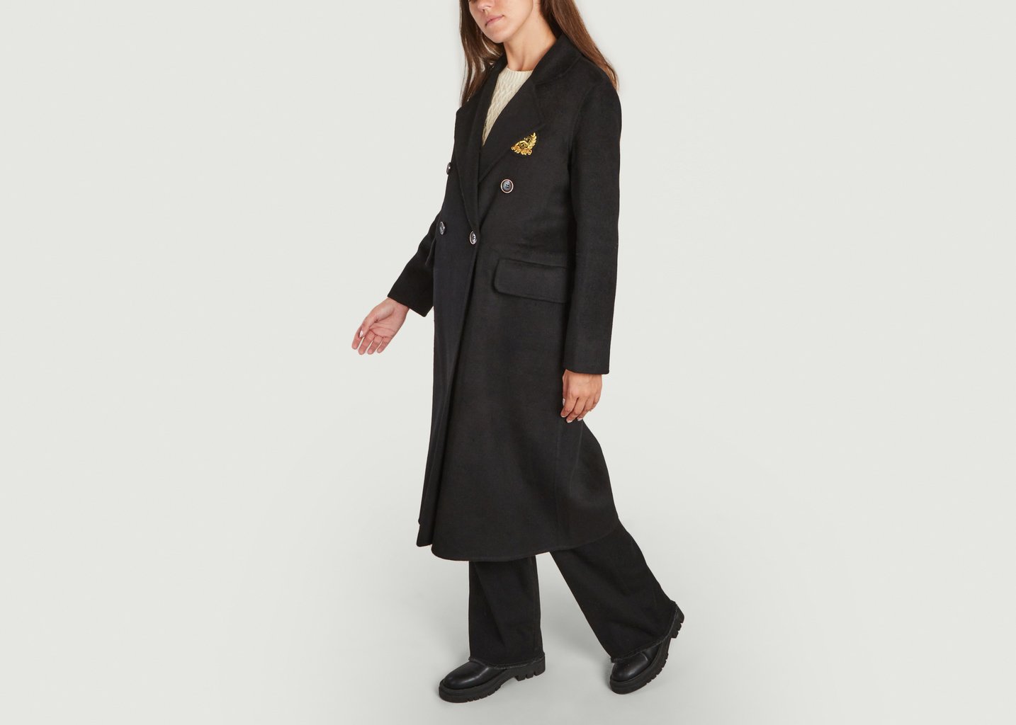 L'exception Manteau Valdo Noir Five Jeans