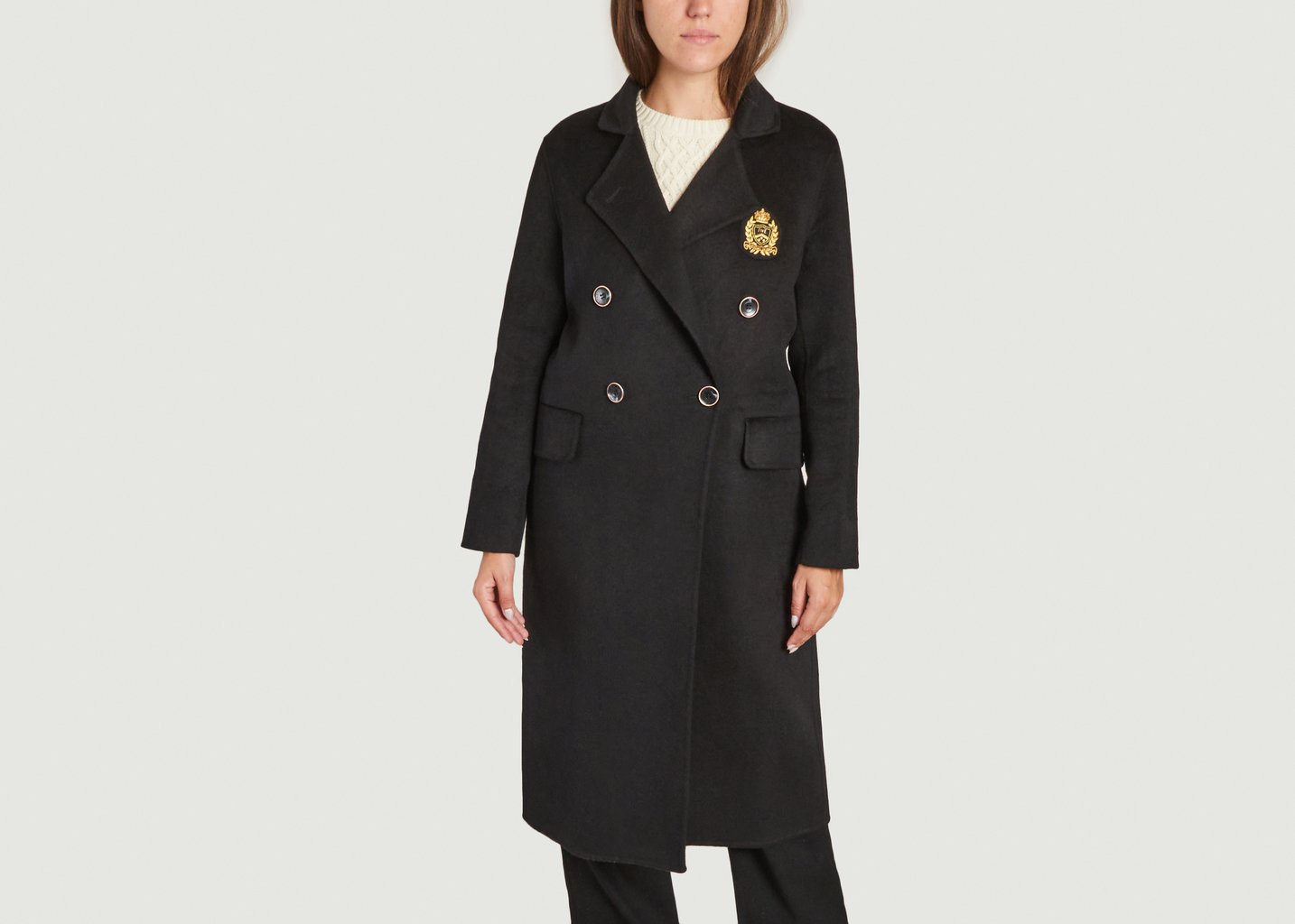 l'exception Manteau Valdo Noir Five Jeans