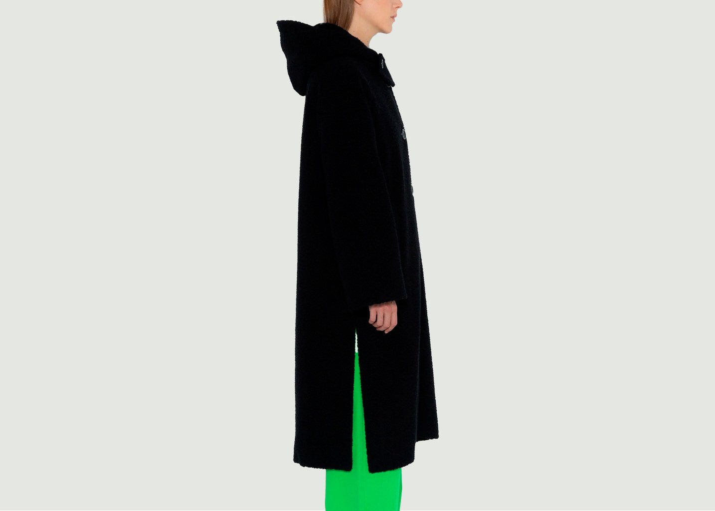 L'exception Manteau Variable Noir Maison Lener