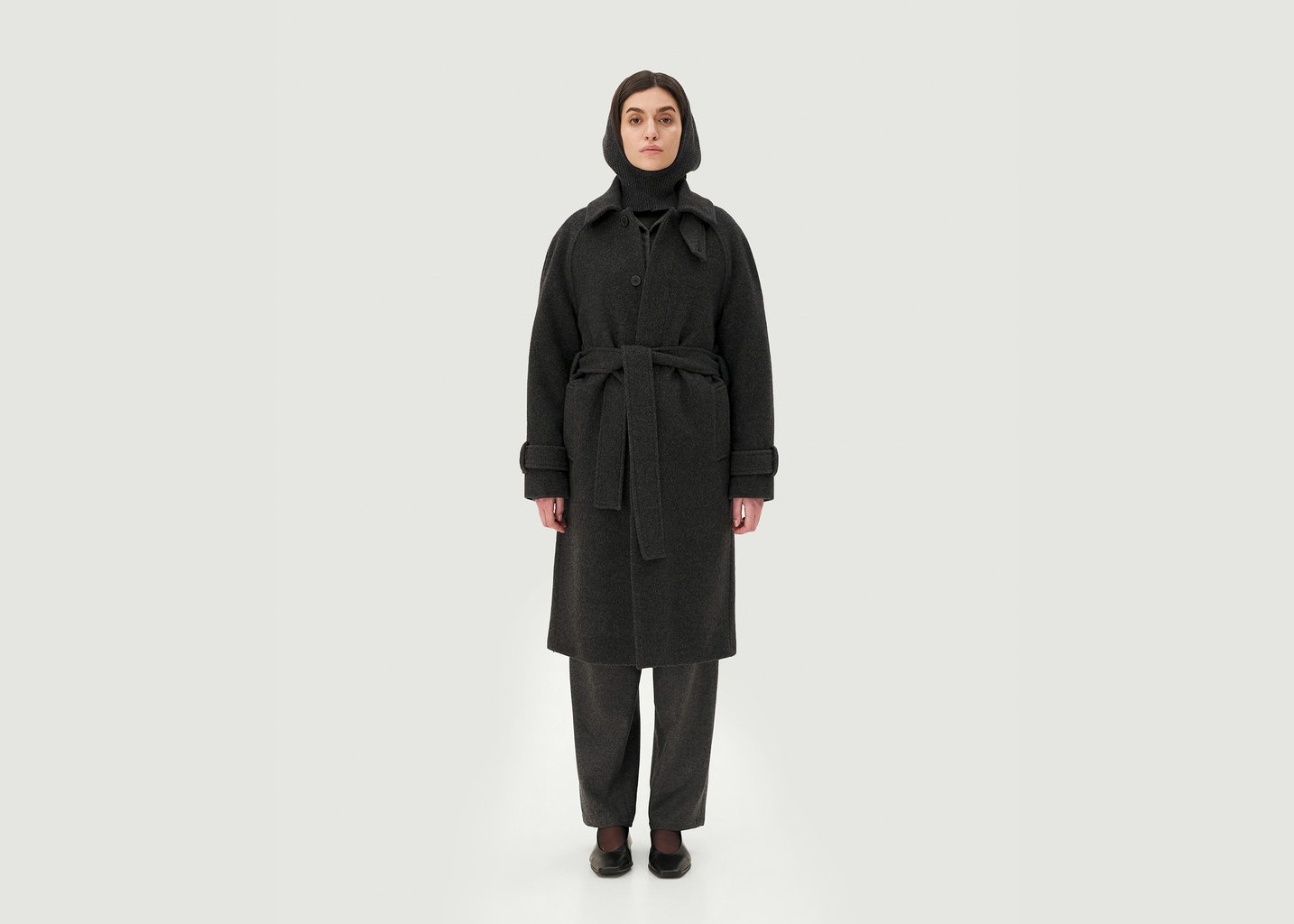 L'exception Manteau Verlaine Anthracite Noyoco