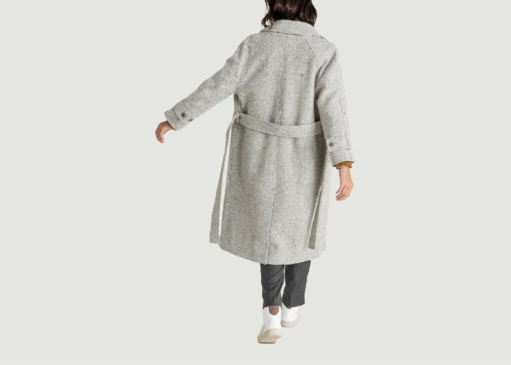 L'exception Manteau Verlaine Gris Léger Noyoco