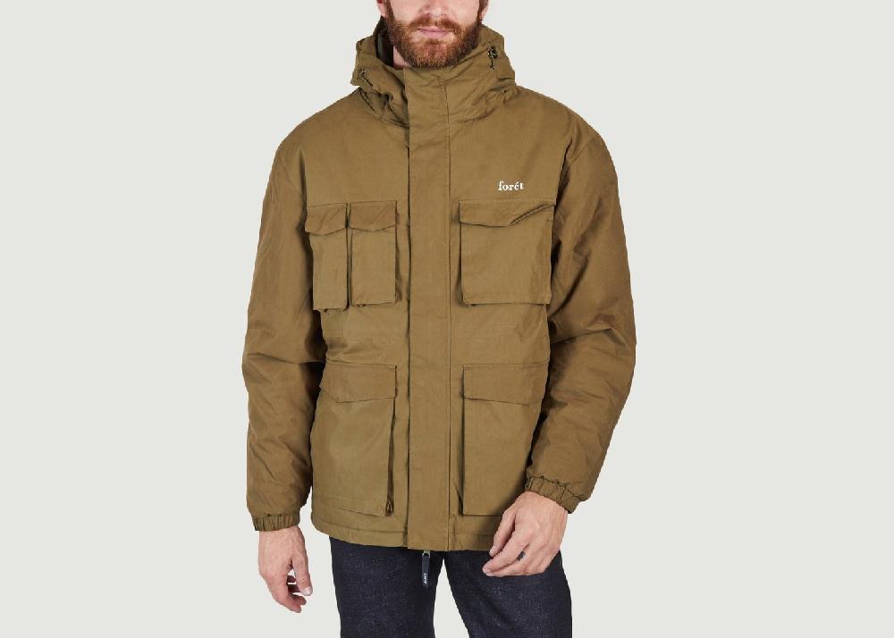 l'exception Manteau Wander Khaki Forét Studio