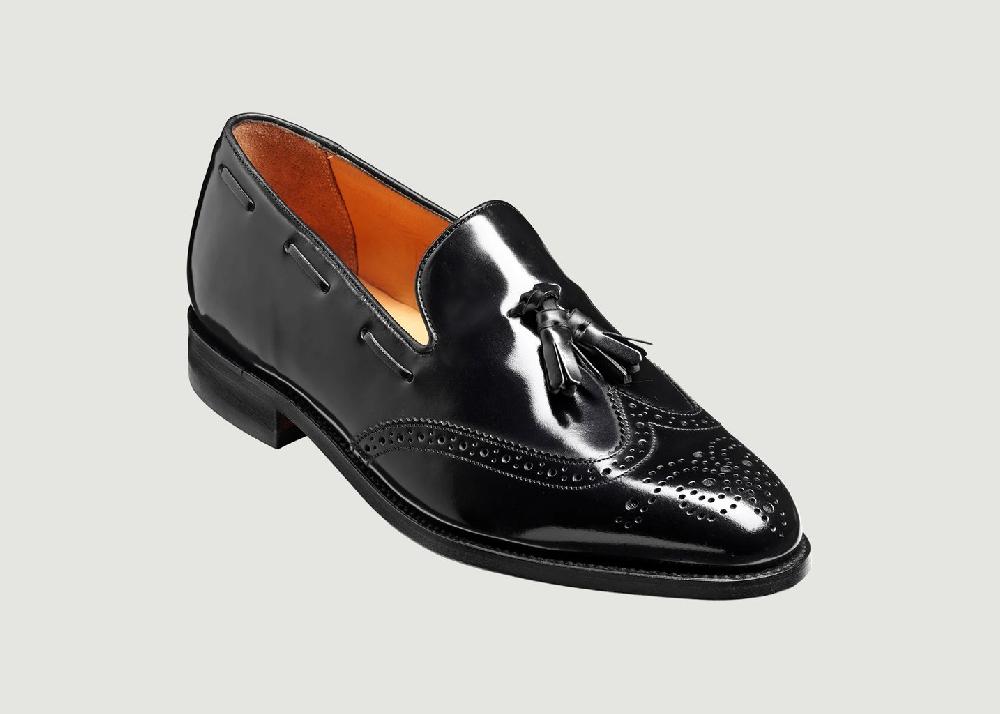 L'exception Mocassin Clive Noir Barker Shoes