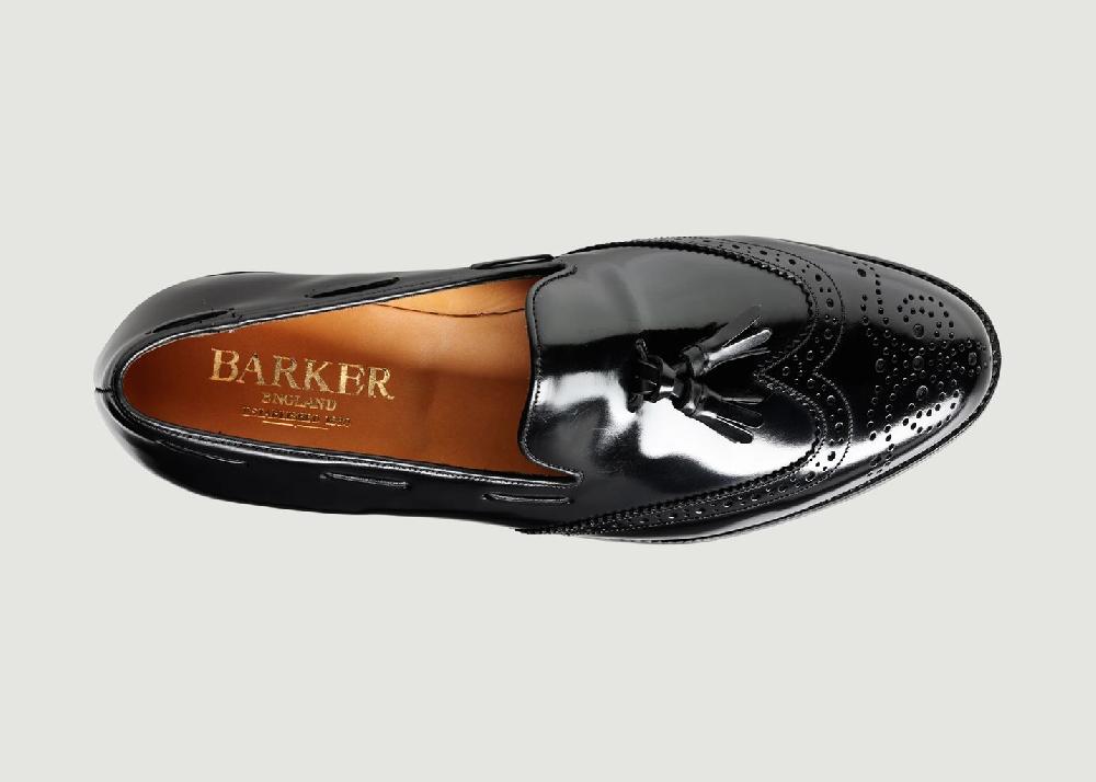 L'exception Mocassin Clive Noir Barker Shoes