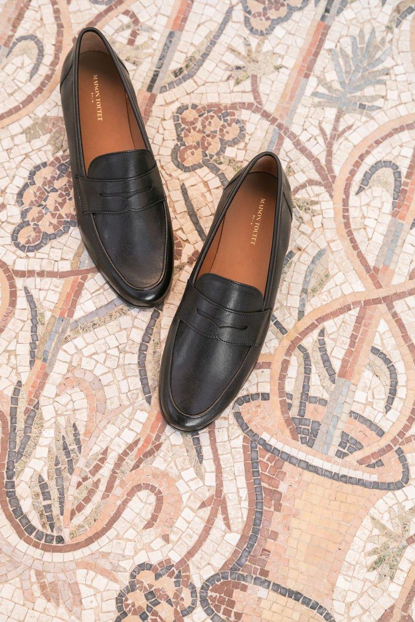 L'exception Mocassin Hanna Noir Maison Toufet