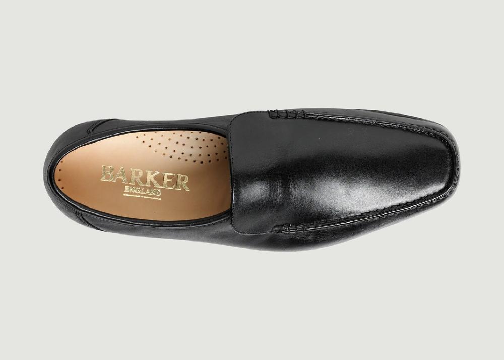 L'exception Mocassin Javron Noir Barker Shoes