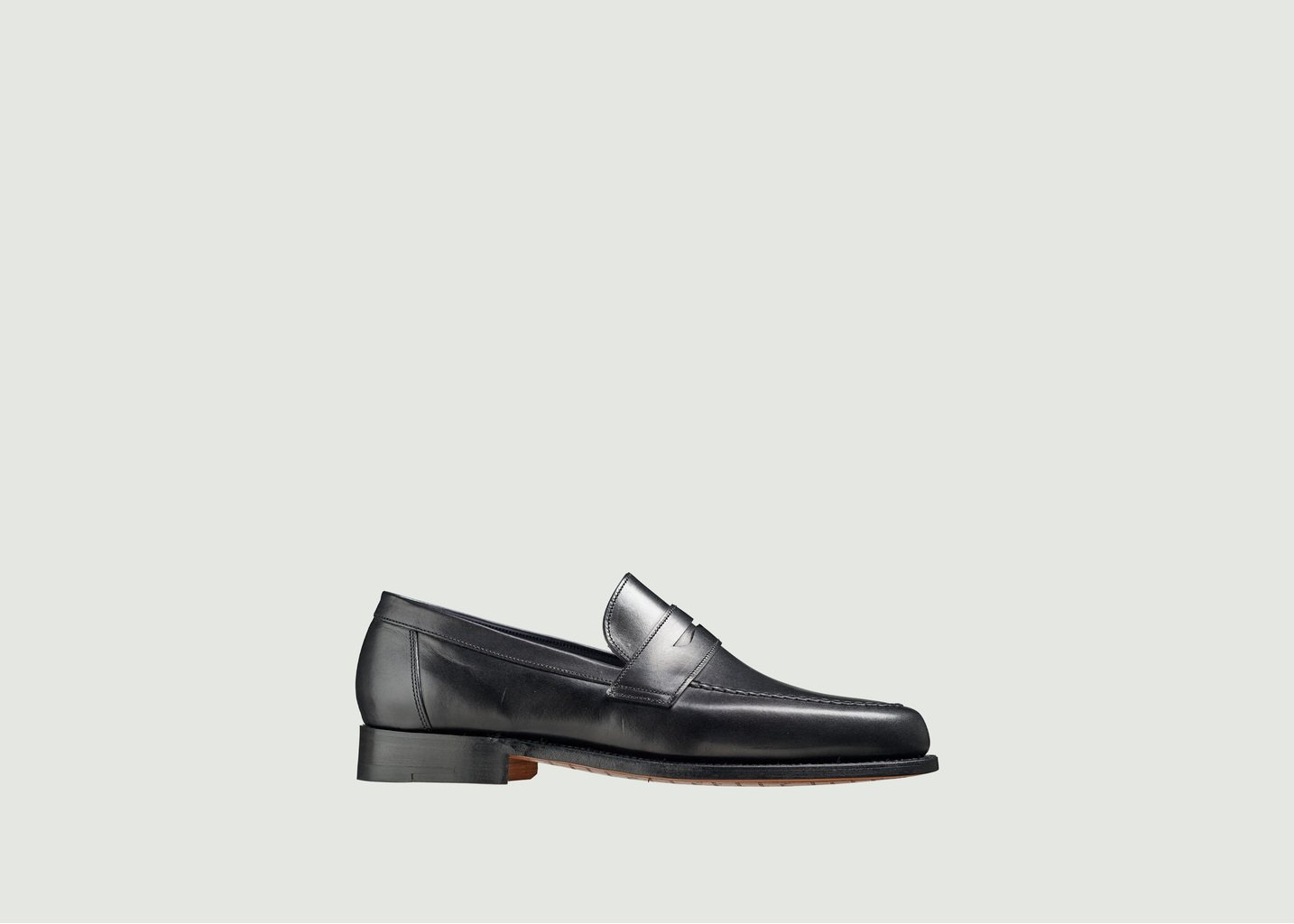 l'exception Mocassin Jevington Noir Barker Shoes