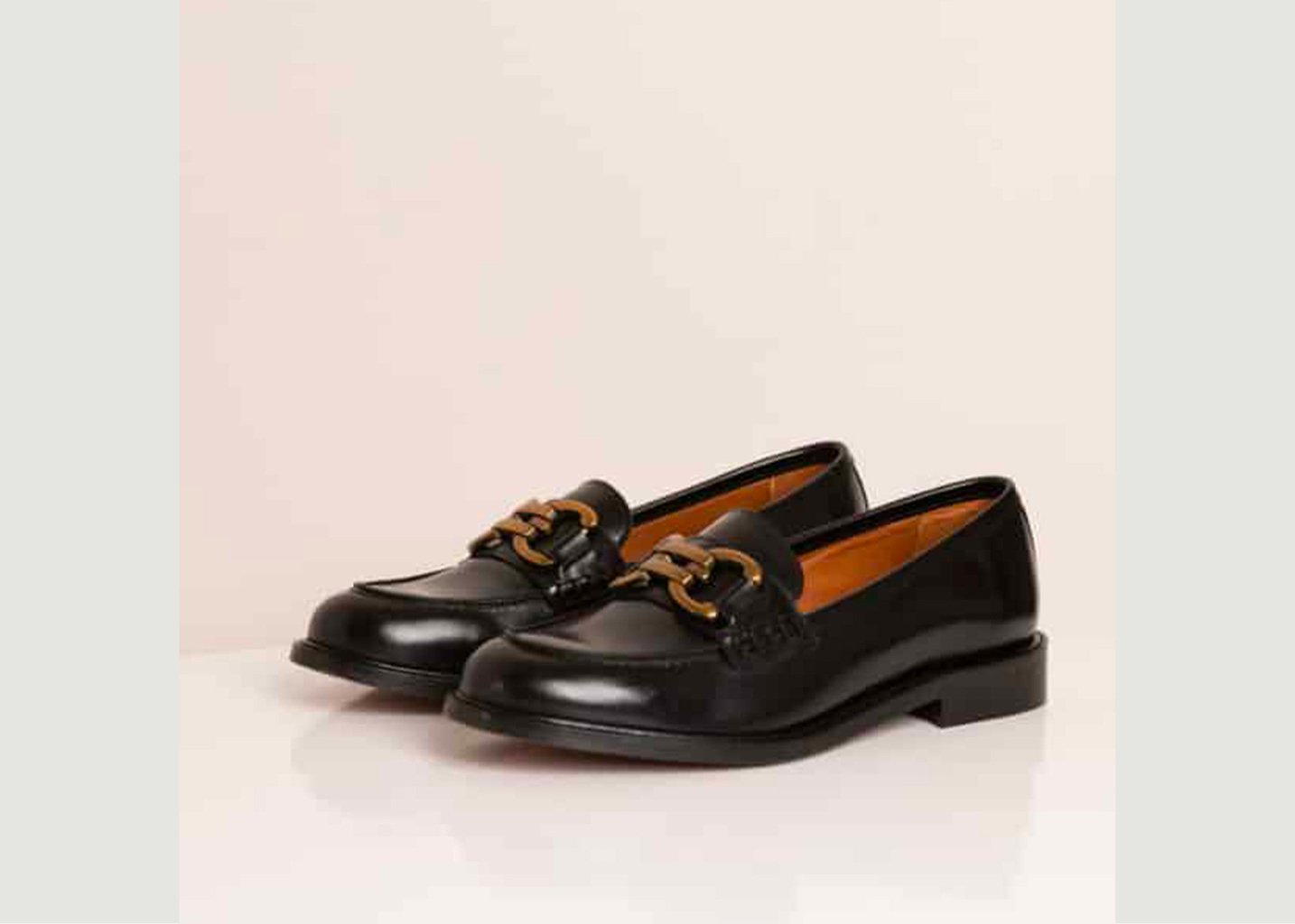 l'exception Mocassin Lyna Noir Maison Toufet