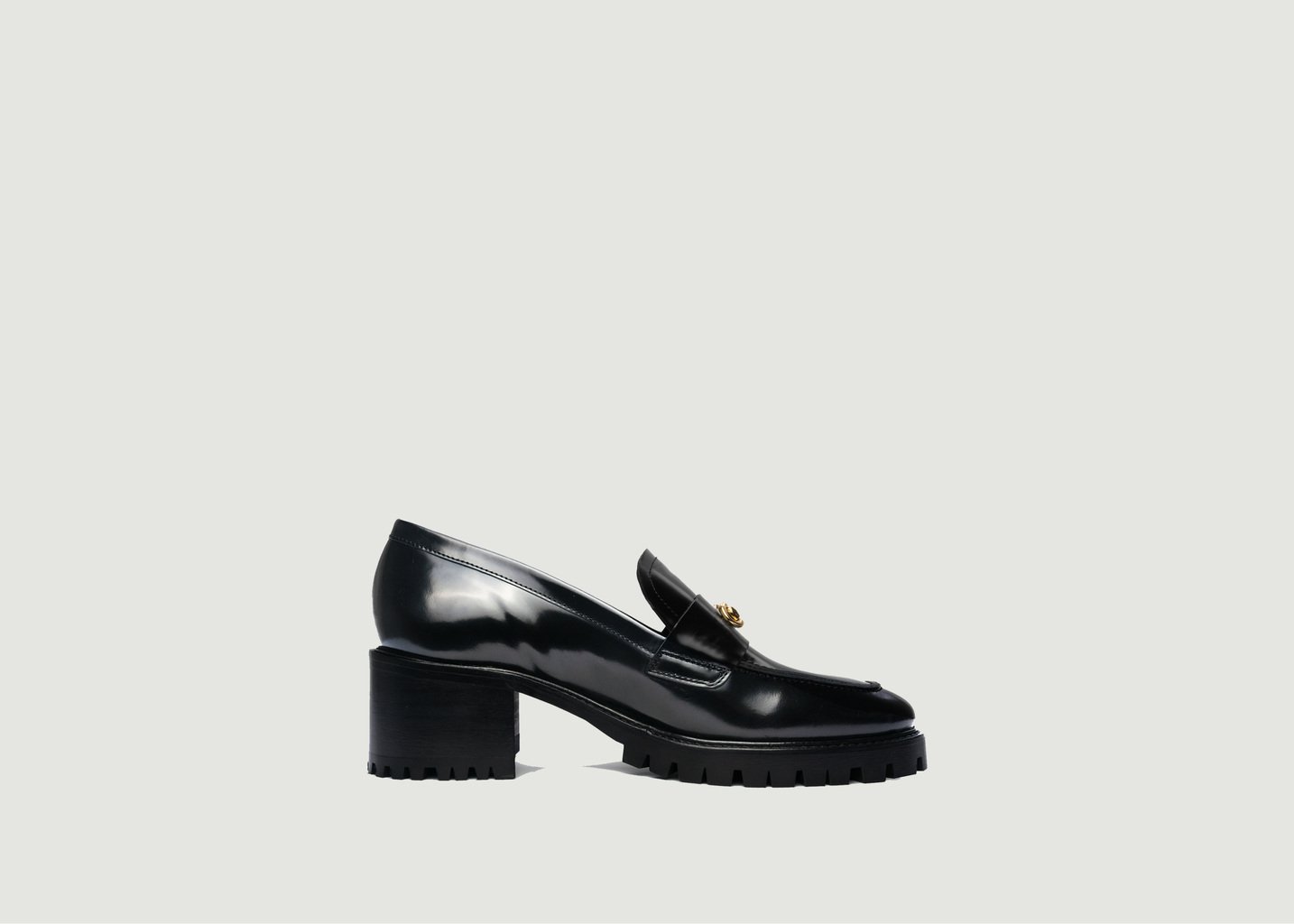 l'exception Mocassin n°80 Noir Rivecour