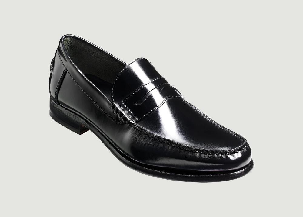 L'exception Mocassin Newington Noir Barker Shoes