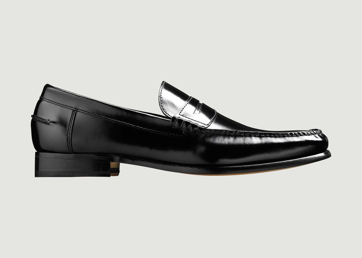 l'exception Mocassin Newington Noir Barker Shoes