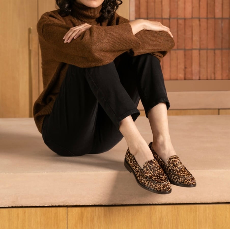 L'exception Mocassin Rosalie Imprimé Maison Toufet