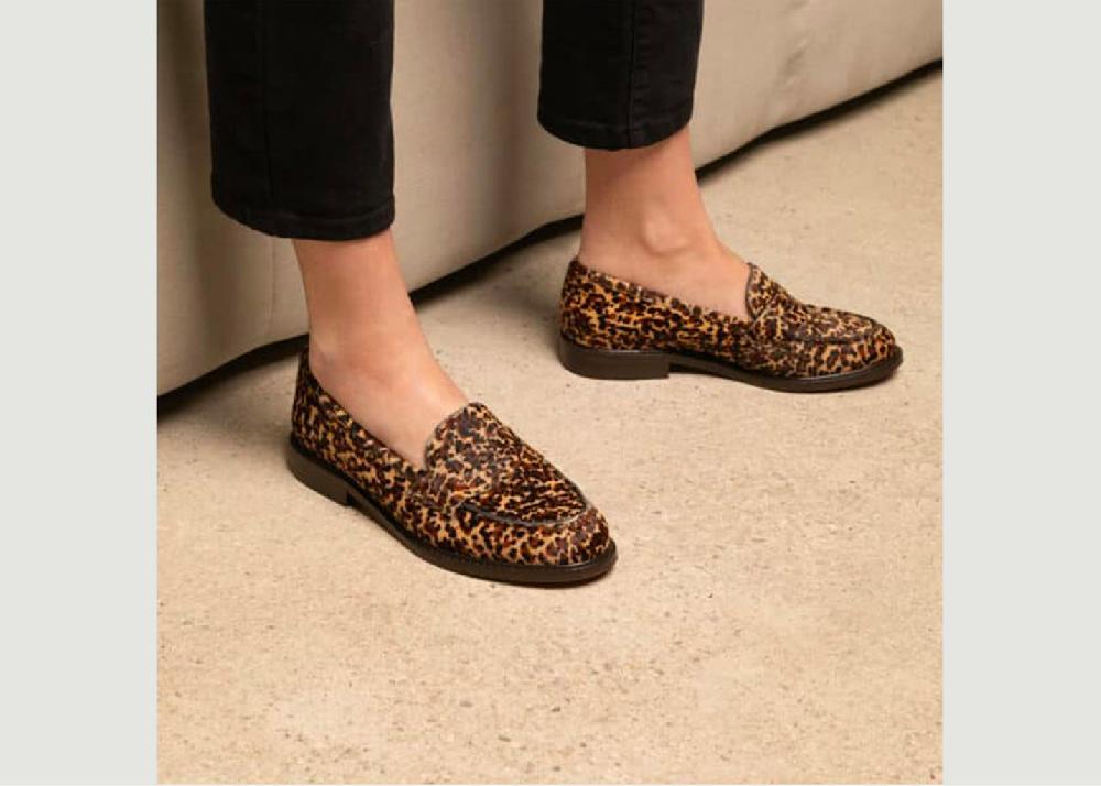 l'exception Mocassin Rosalie Imprimé Maison Toufet
