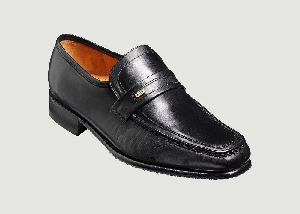 L'exception Mocassin Wesley Noir Barker Shoes