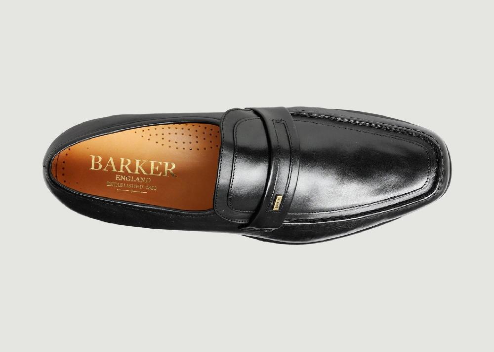 L'exception Mocassin Wesley Noir Barker Shoes