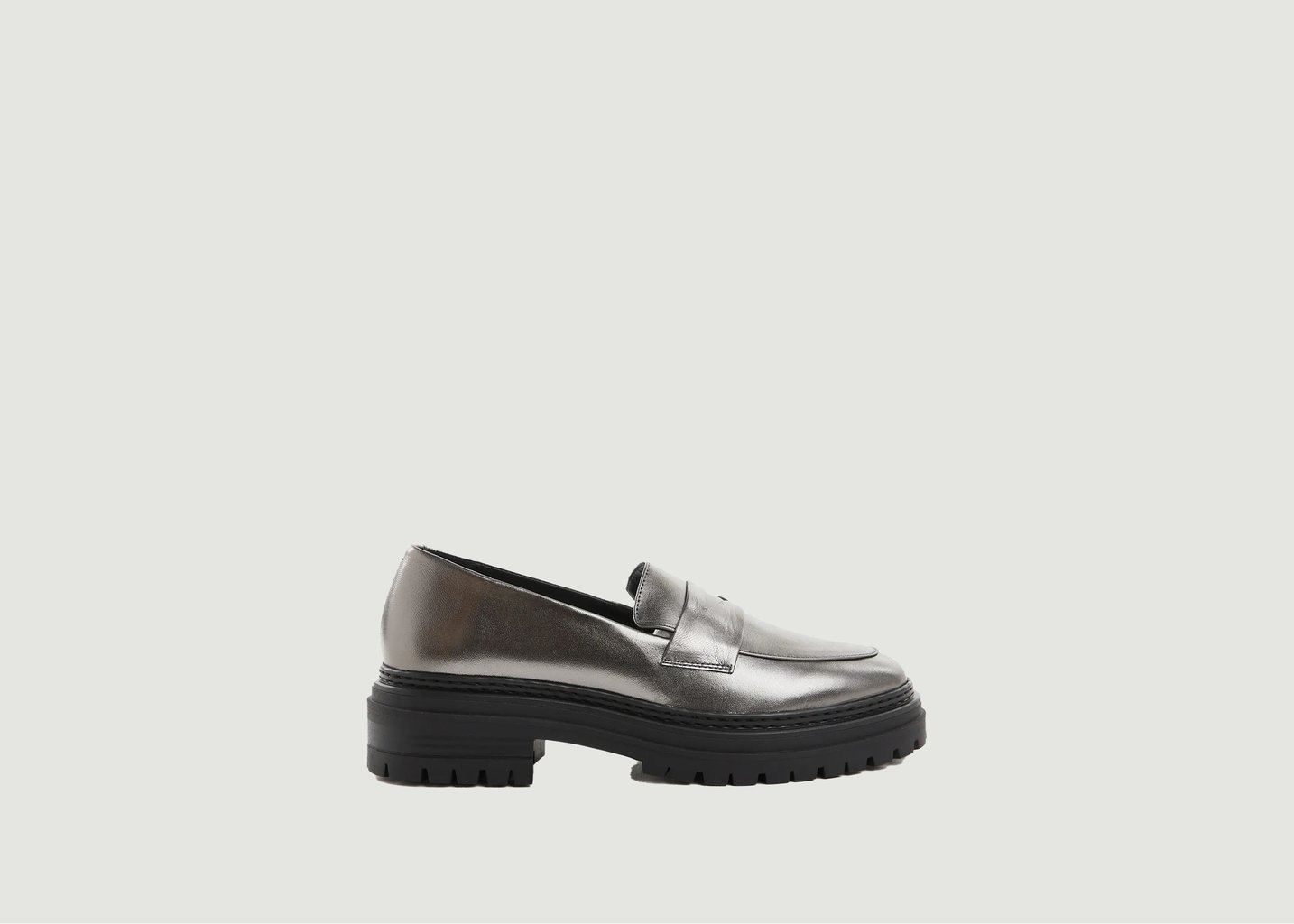 l'exception Mocassins Amalia Argent Bobbies Paris