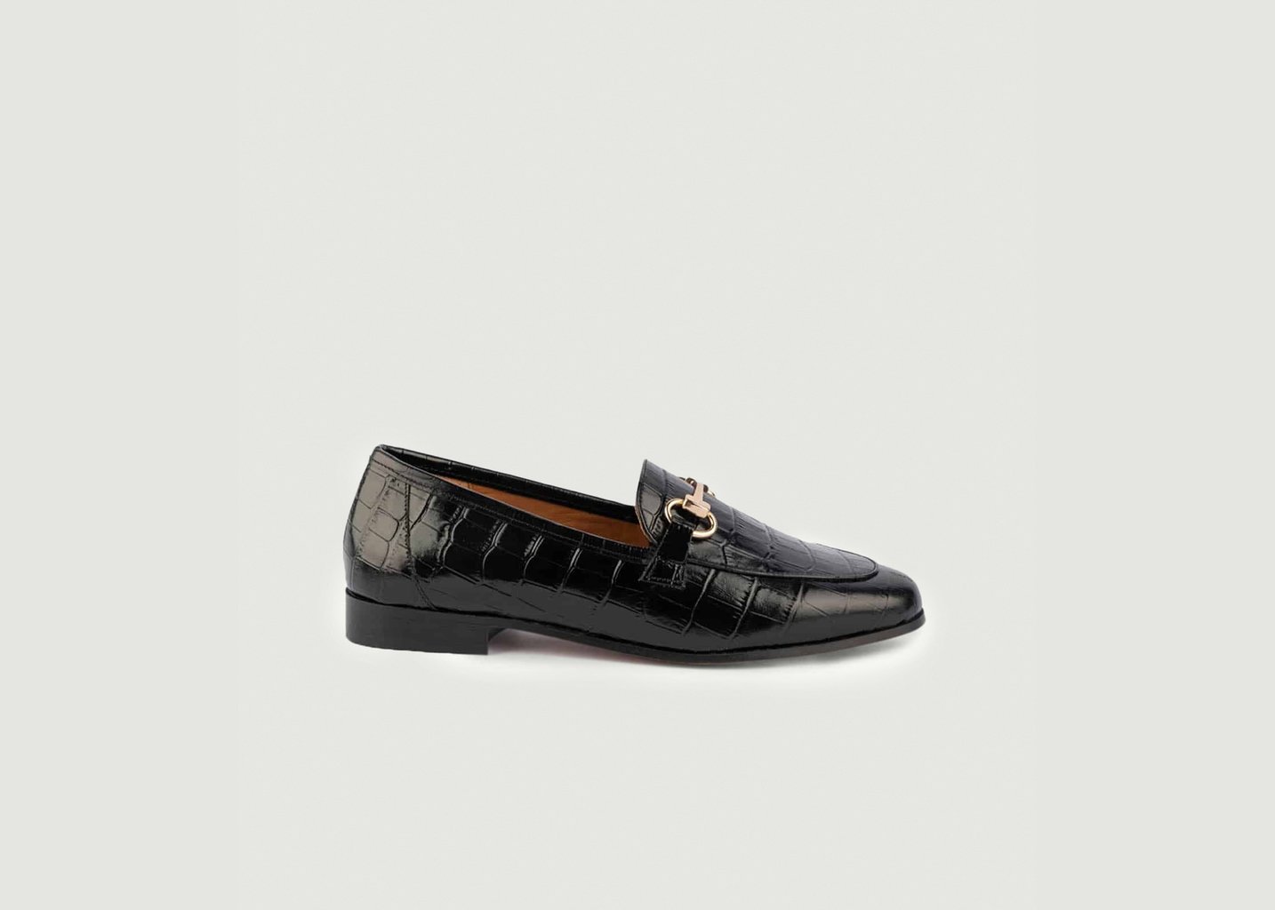 l'exception Mocassins Clémence Noir Maison Toufet