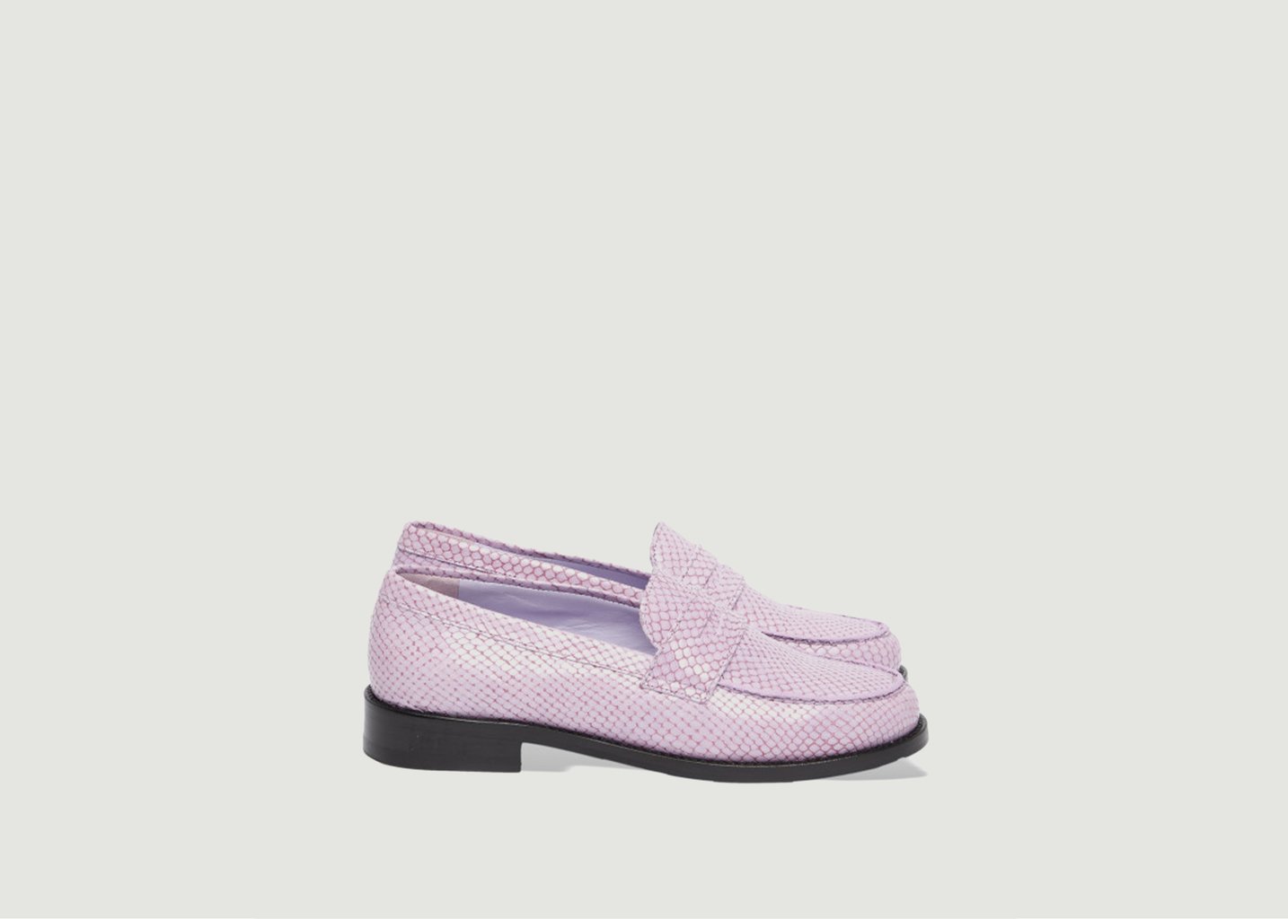 l'exception Mocassins Lilas en cuir Lilas Roseanna