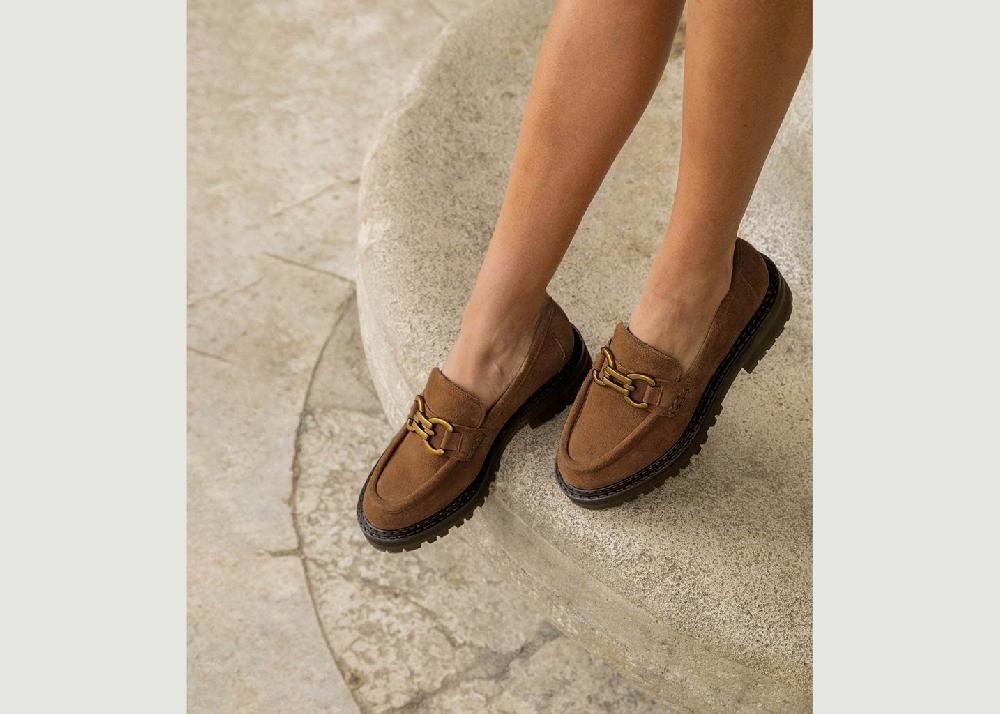 L'exception Mocassins Noémia Camel Maison Toufet