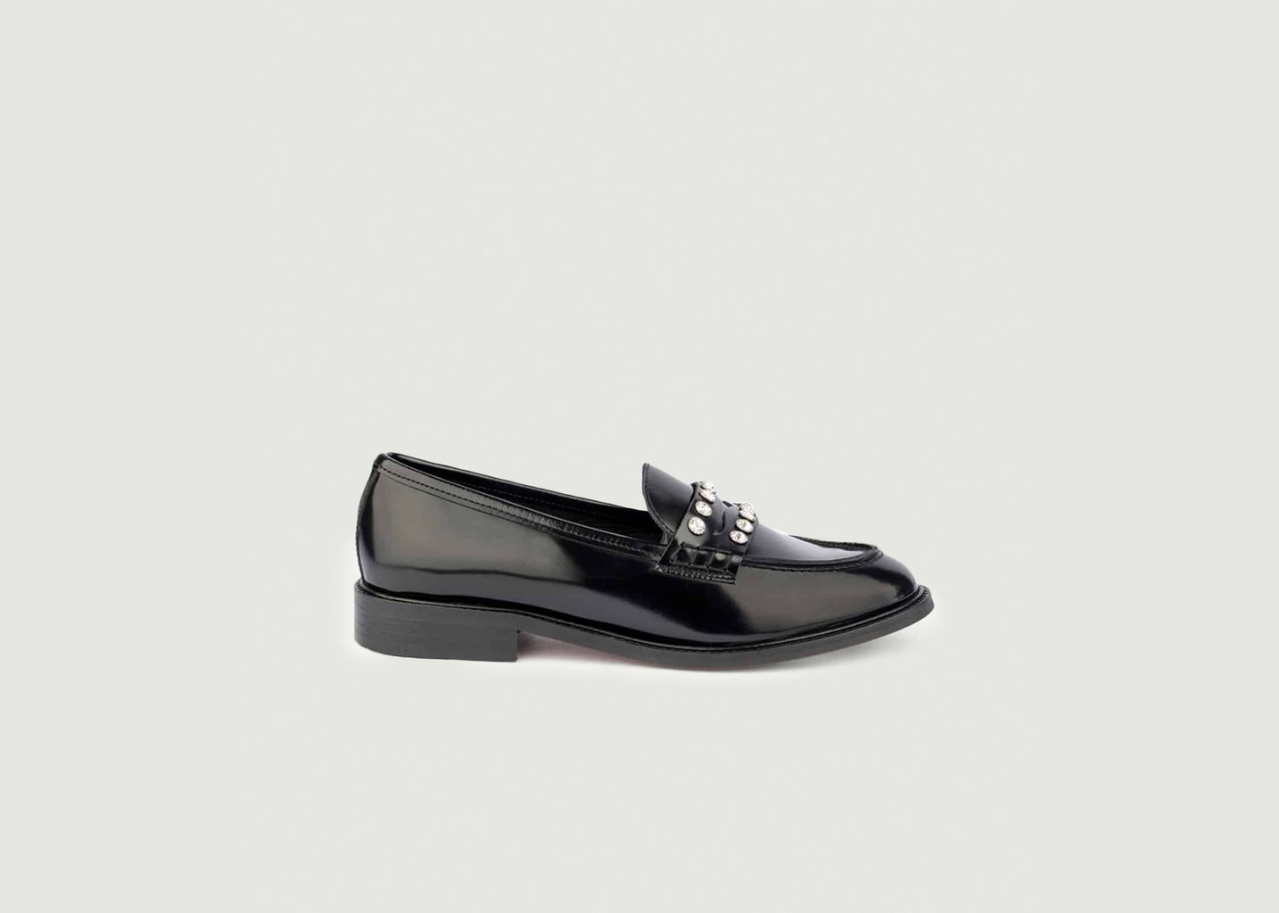 l'exception Mocassins Rosalie Noir Maison Toufet