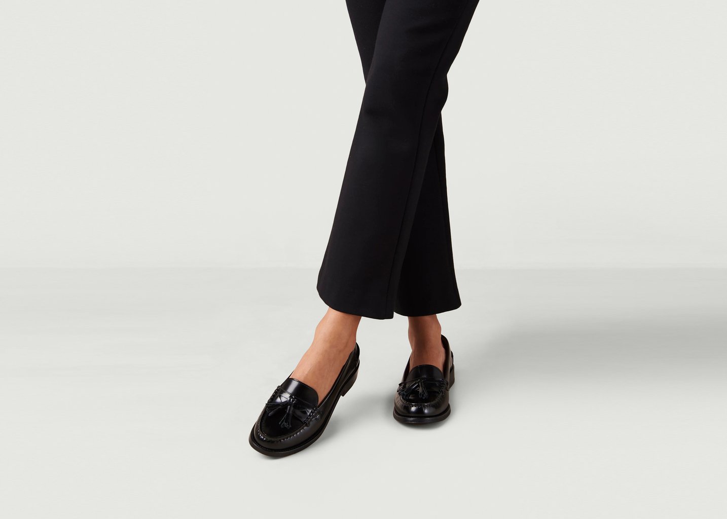 l'exception Mocassins Terrane Noir Alohas