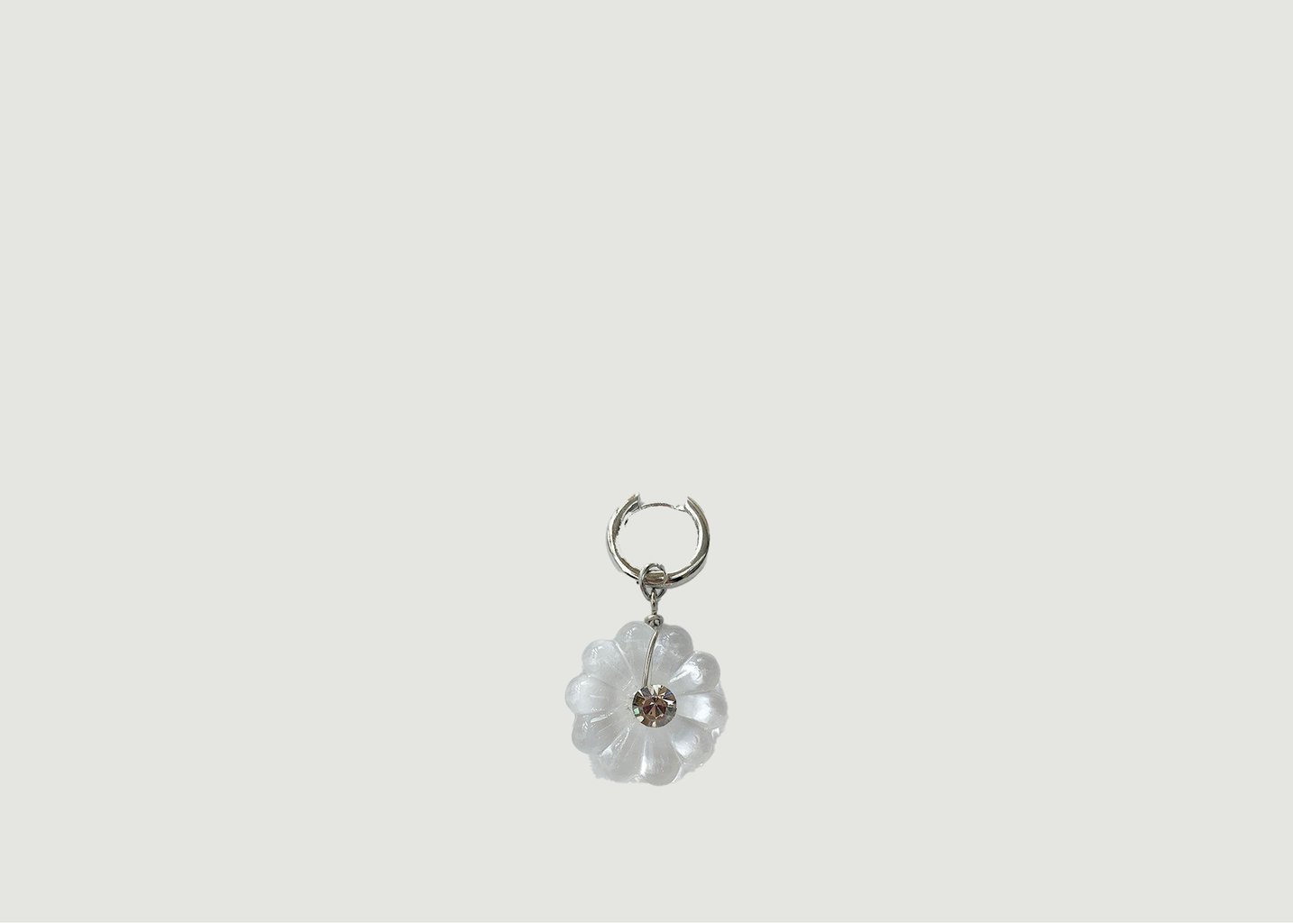 l'exception Mono Boucle FLOWER Argent LOE