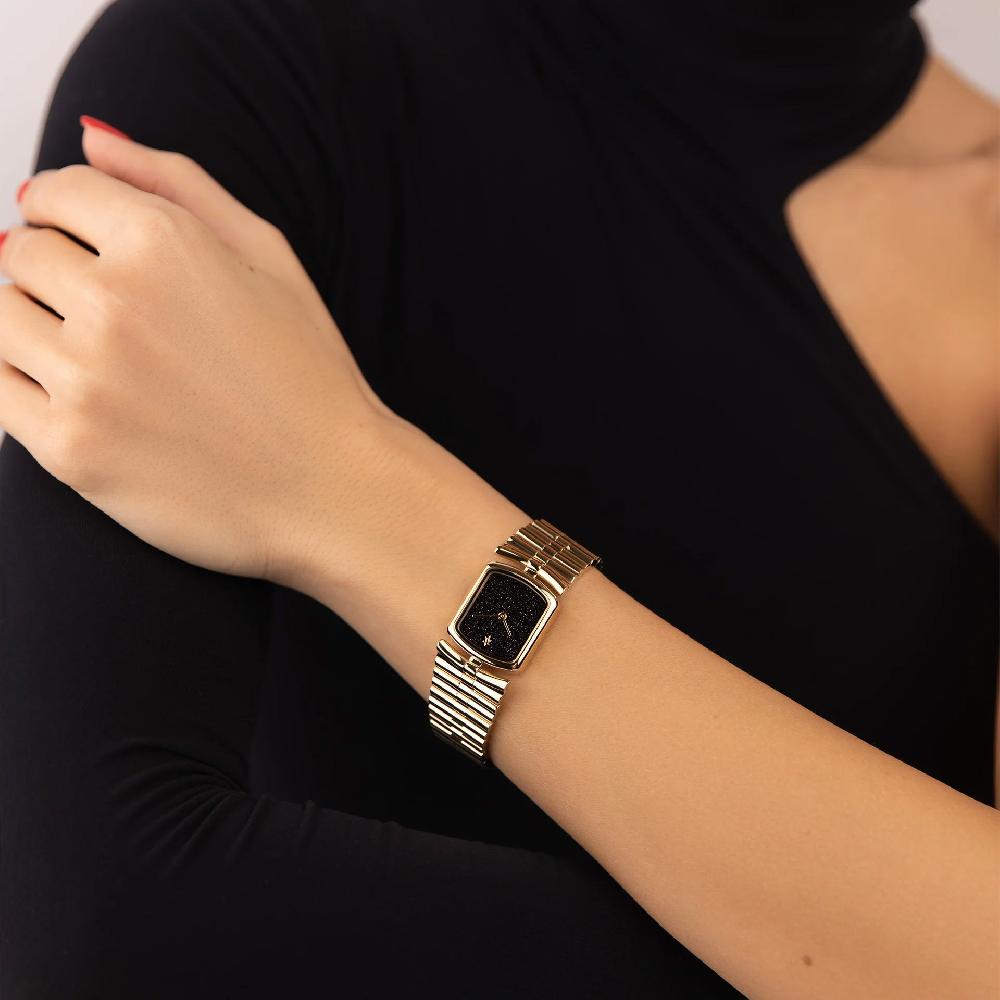 L'exception Montre Amare Sandstone Noir Vanna