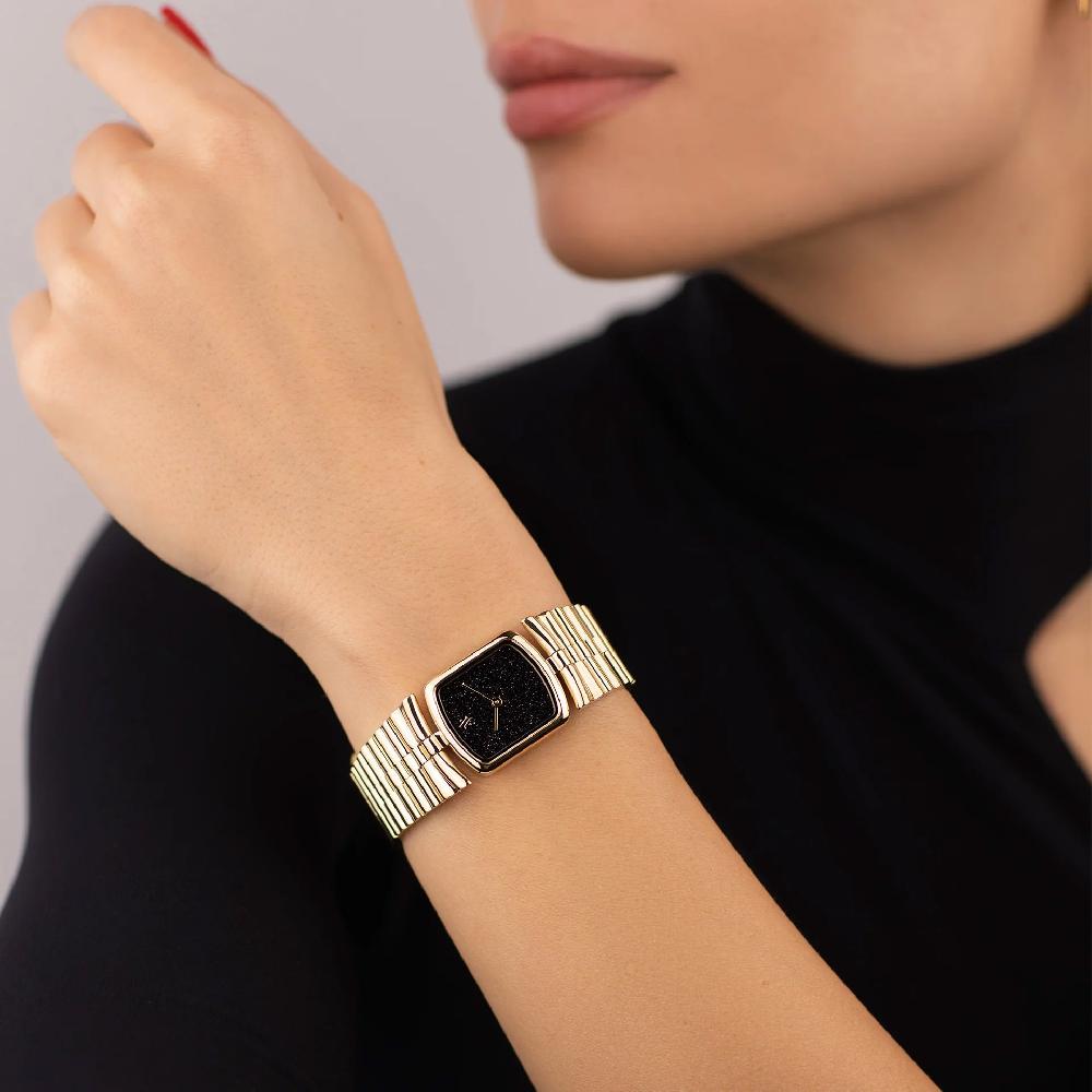 L'exception Montre Amare Sandstone Noir Vanna